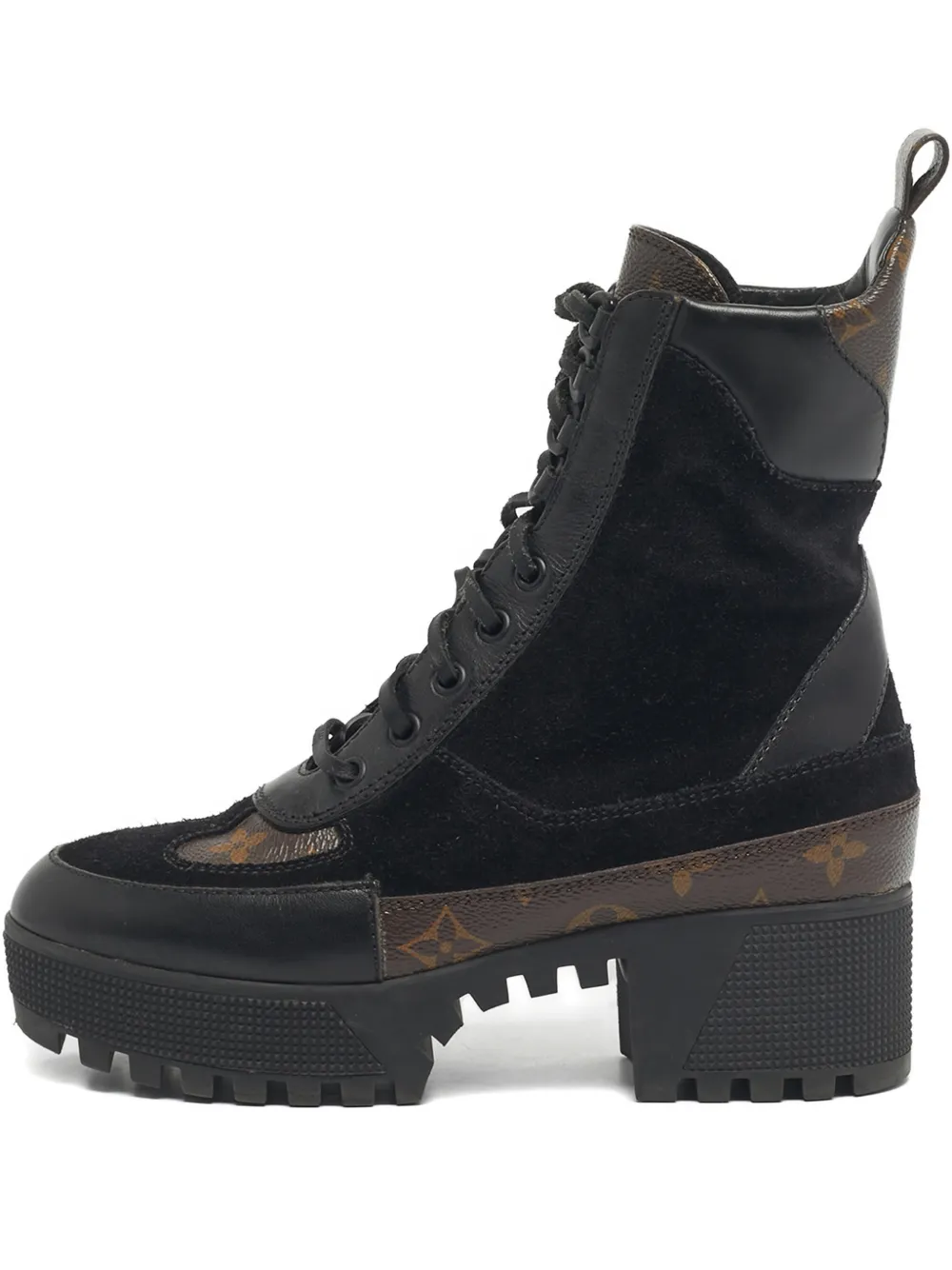 Louis Vuitton Pre-Owned Laureate lace-up ankle boot - Schwarz