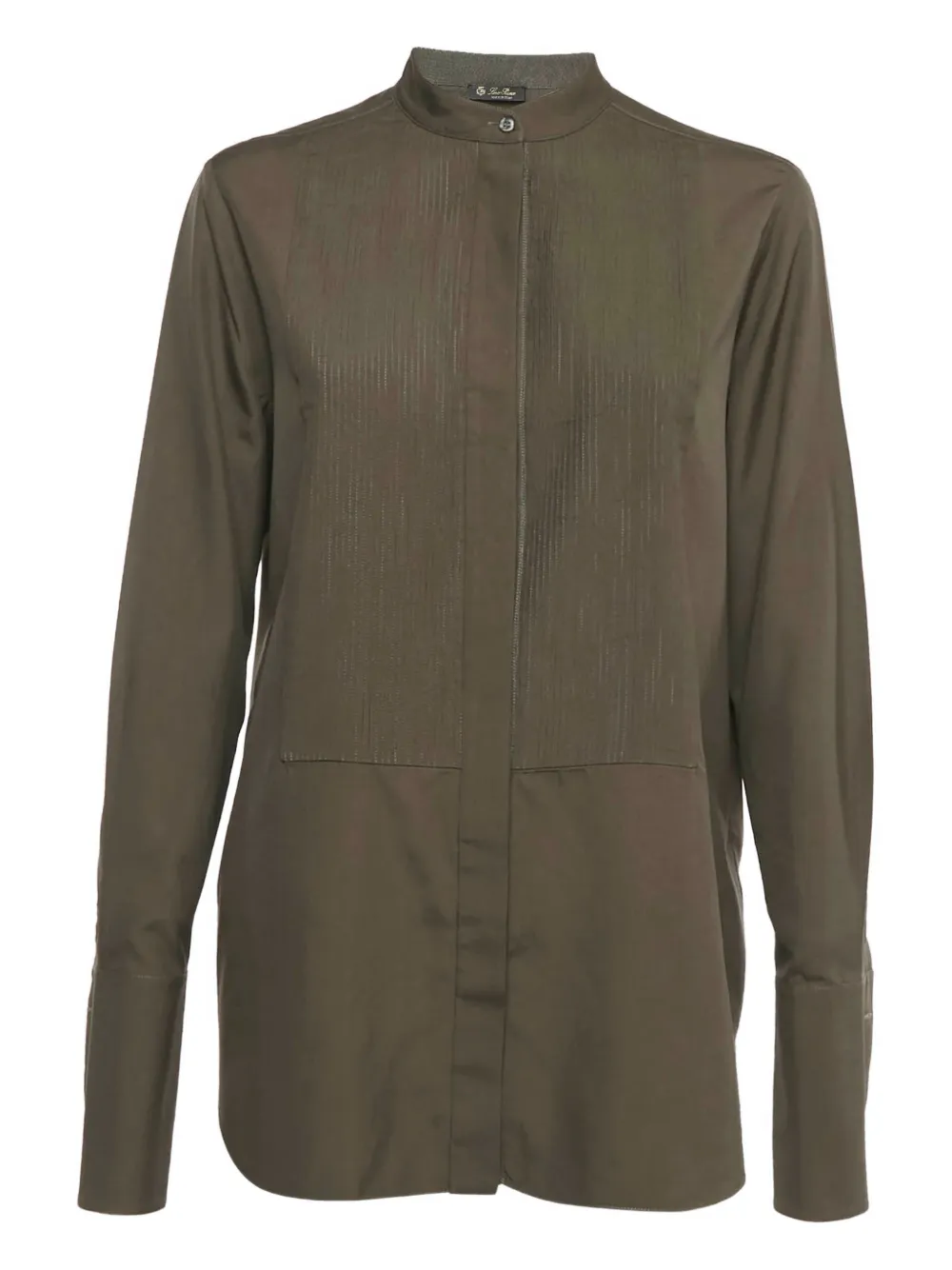 Pre-owned Loro Piana Carissa Long-sleeve Shirt In Green