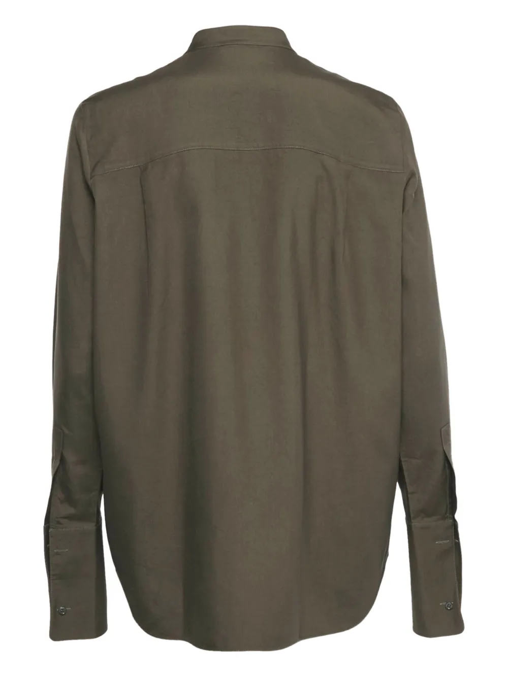 Pre-owned Loro Piana Carissa Long-sleeve Shirt In Green