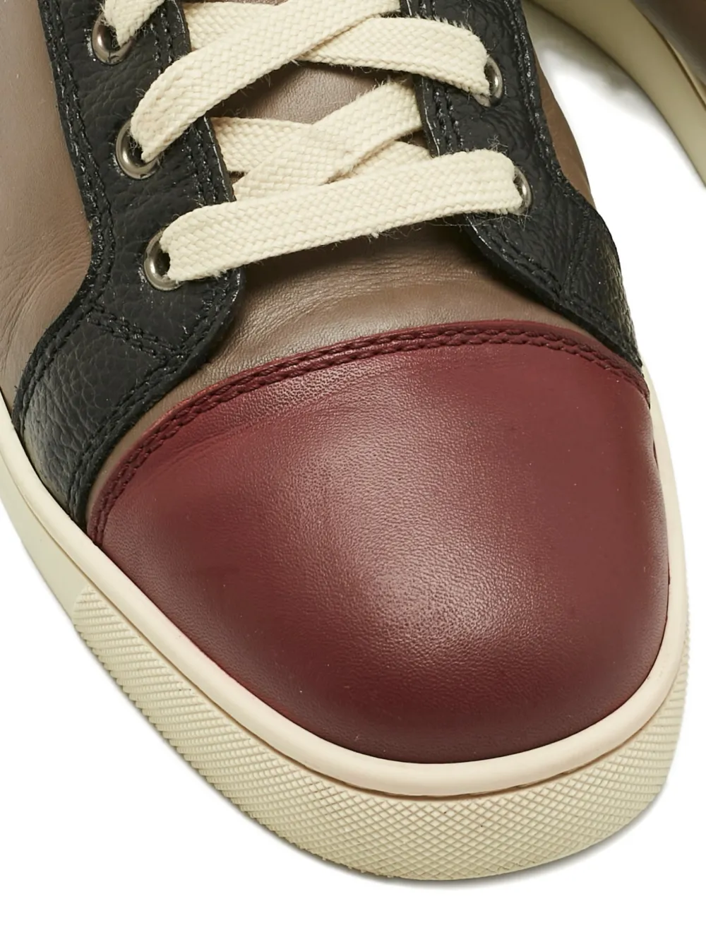 Christian Louboutin Pre-Owned Fun Louis Junior high-top sneakers - Bruin