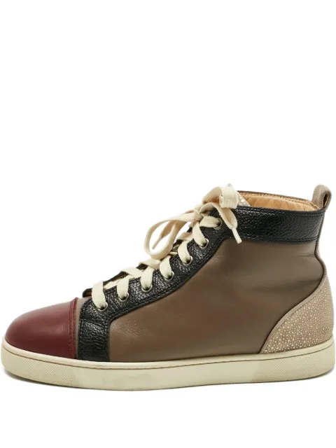 Christian Louboutin Pre-Owned Fun Louis Junior high-top sneakers 