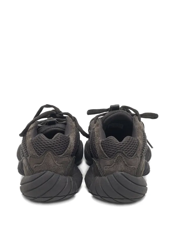 Adidas Yeezy 500 Mesh Suede Shoes | Black | FARFETCH
