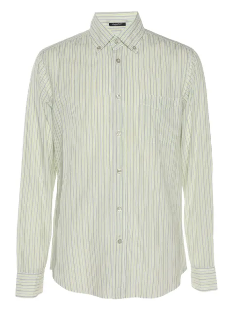 Zegna chemise en coton à rayures