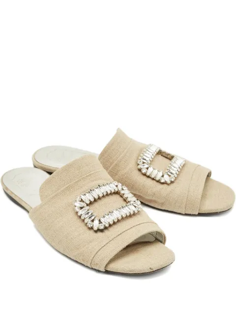 Roger Vivier upper-embellishments flat sandals 