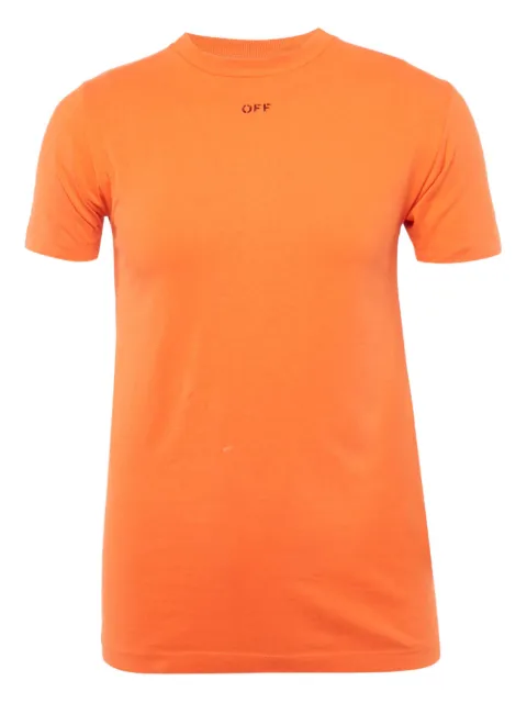 Off-White Pre-Owned logo-print crew-neck T-shirt