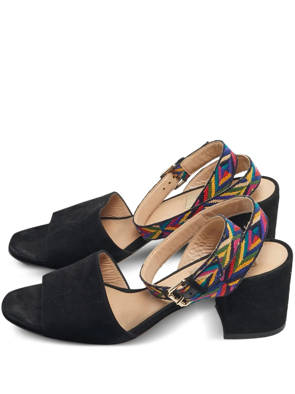 Valentino Garavani Pre-Owned Sandalen mit Knöchelriemen - Schwarz