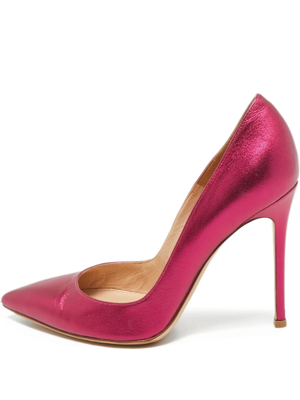 Gianvito Rossi plexi leather pumps - Rosa
