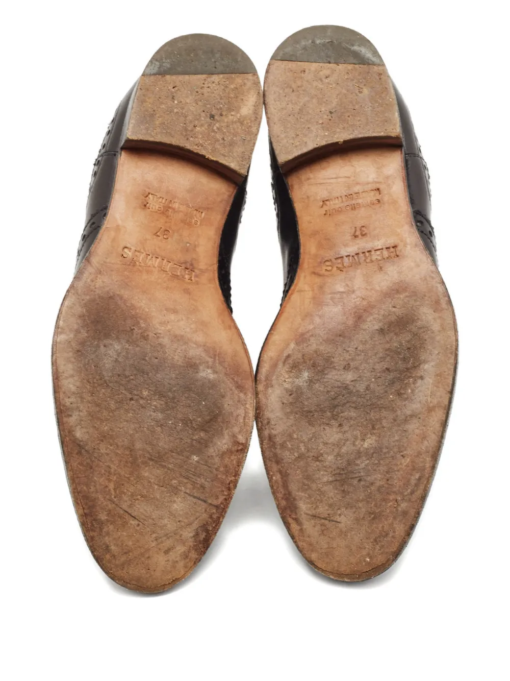 Hermès Pre-Owned Brighton leather ankle boots - Zwart