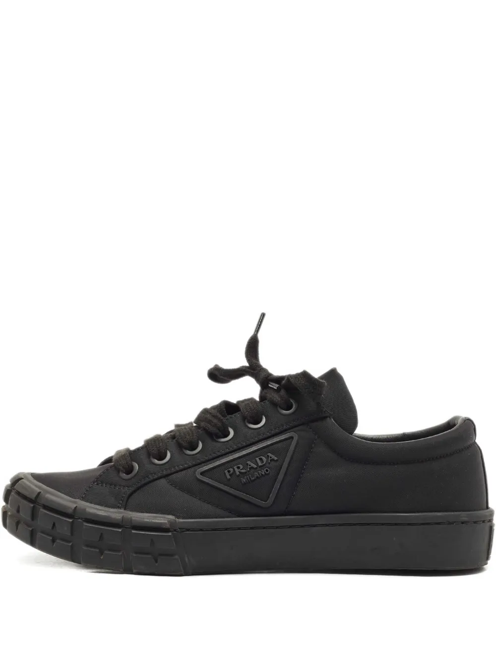 Prada Pre-Owned Wheel Cassetta sneakers | Black | Image 1