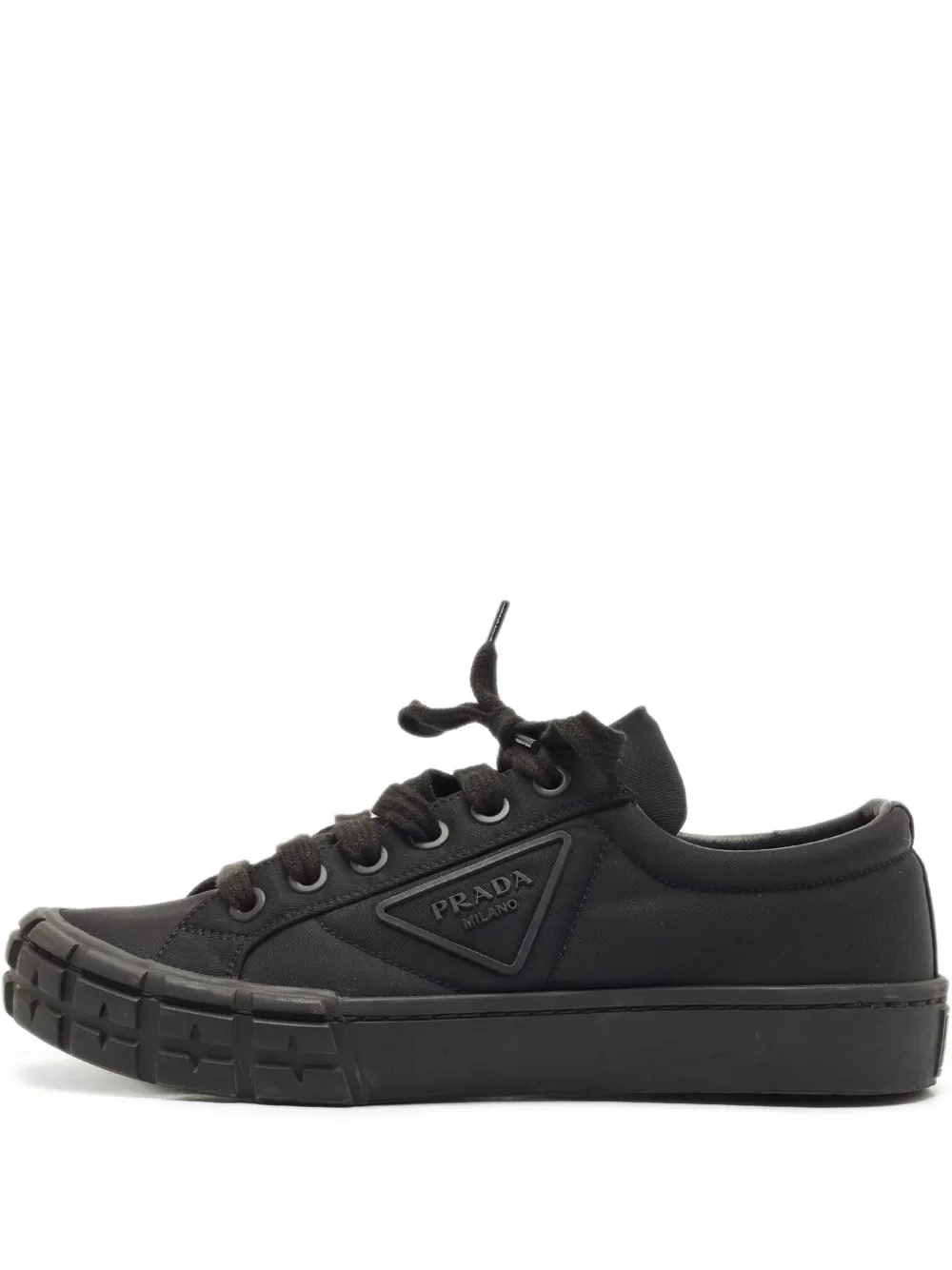 Prada Pre-Owned Wheel Cassetta sneakers | Black | Image 1