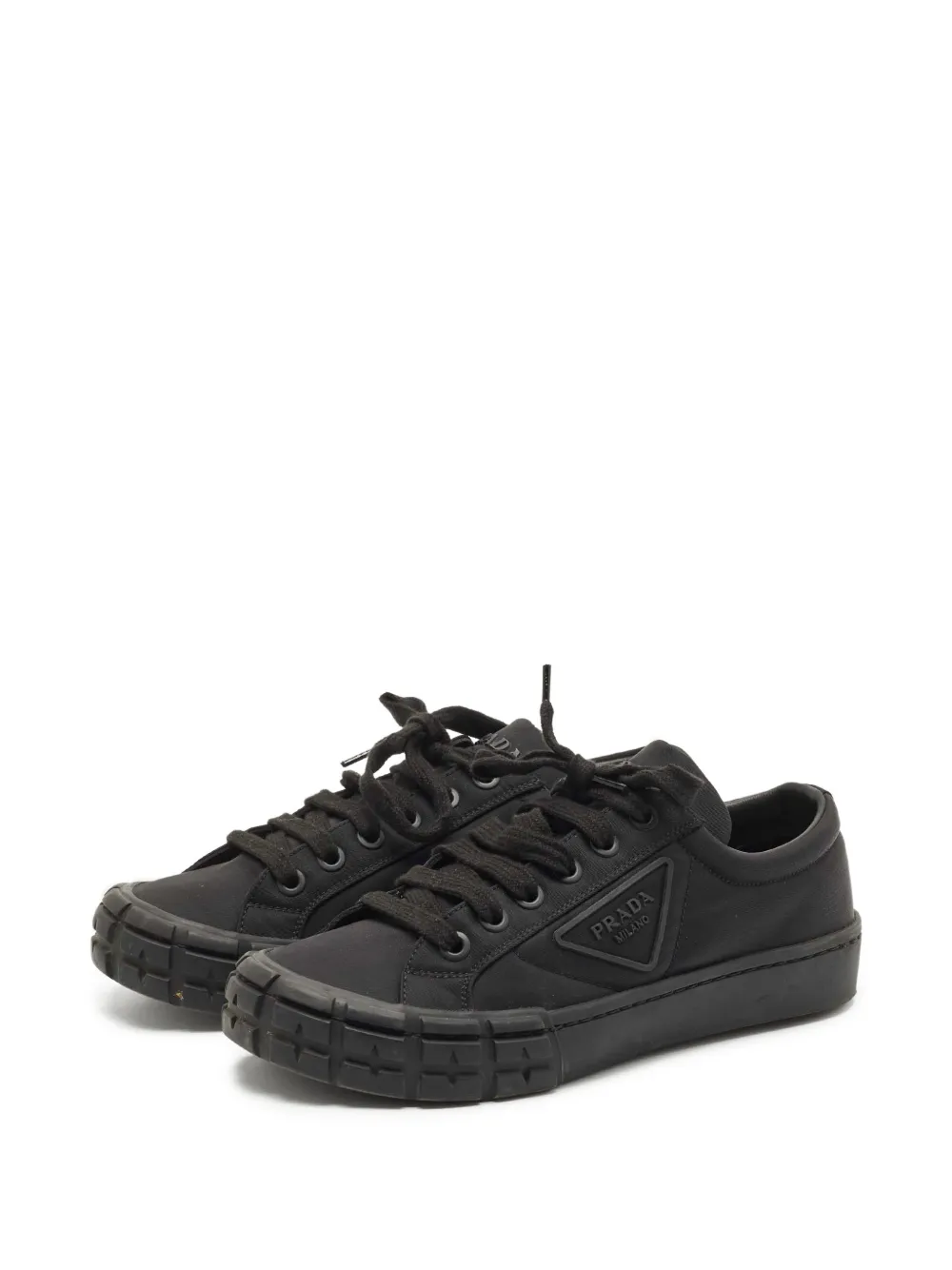 Prada Pre-Owned Wheel Cassetta sneakers | Image 2
