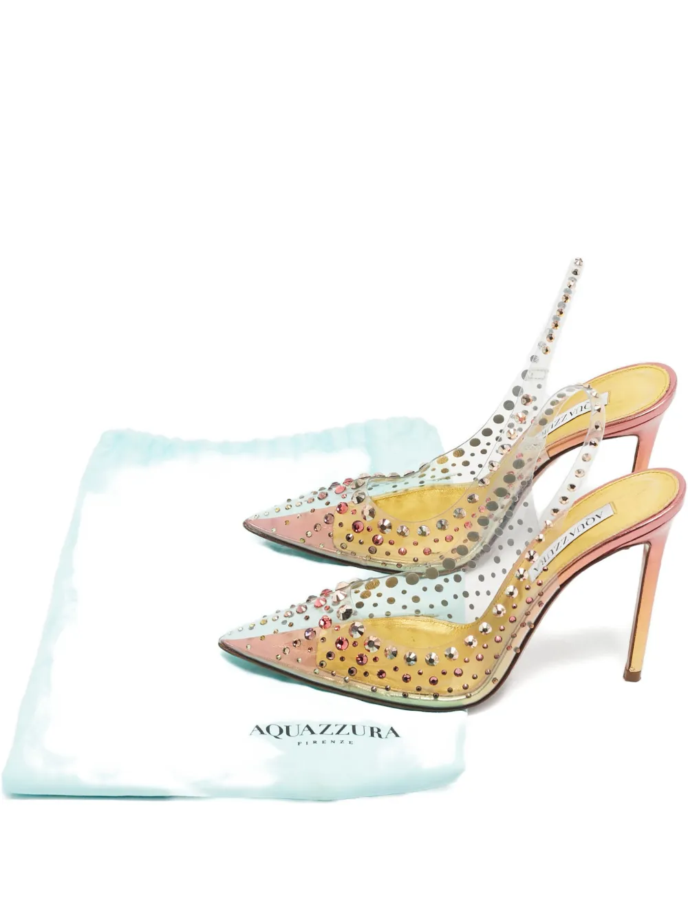 Aquazzura crystal pumps - Bianco