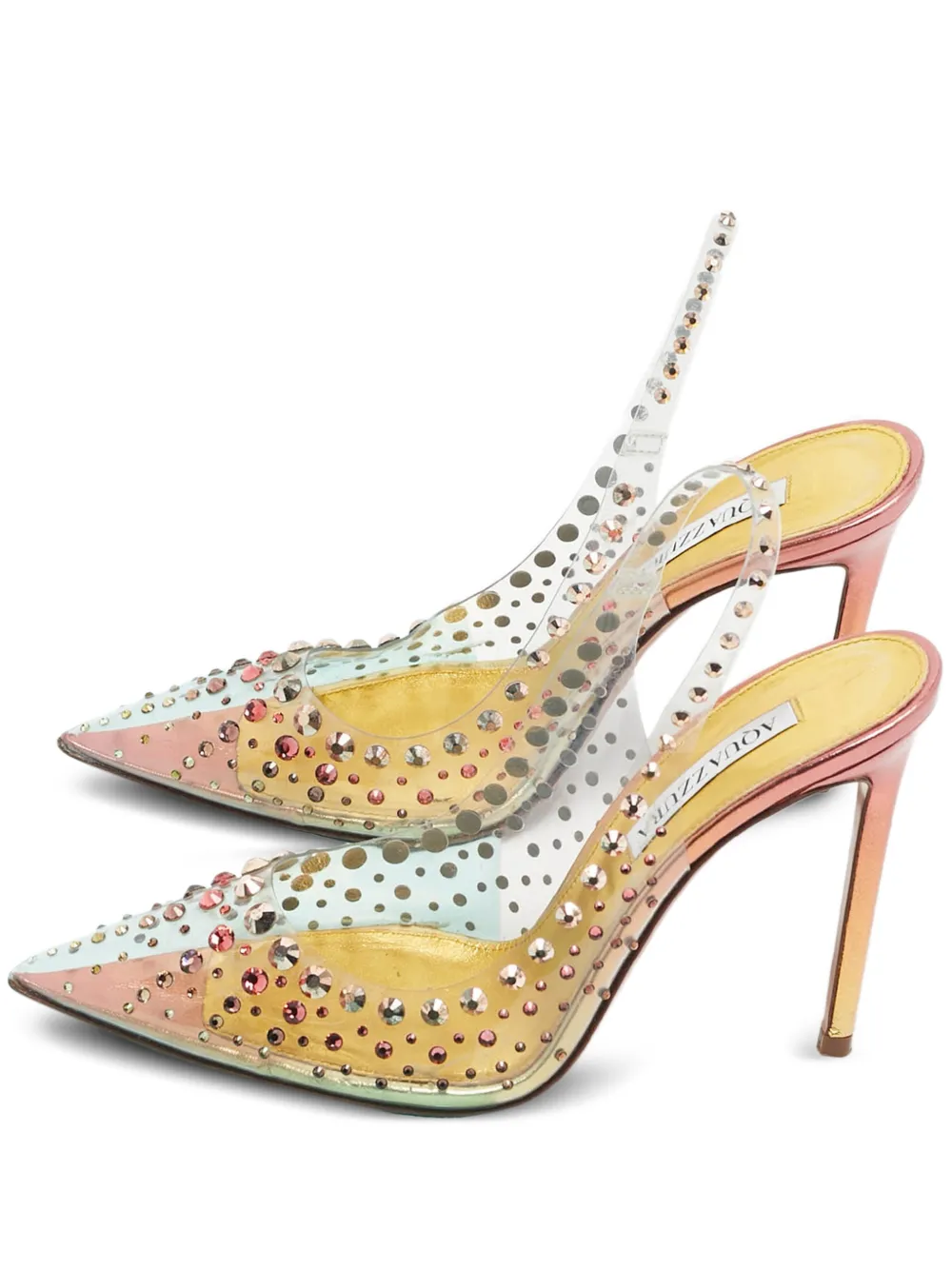 Aquazzura crystal pumps - Bianco
