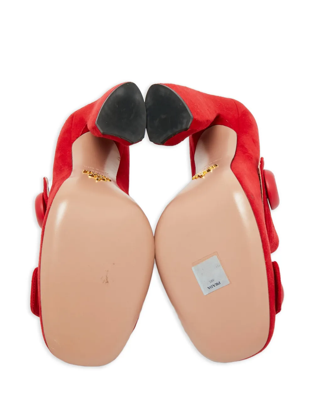 Prada Pre-Owned escarpins en daim à boucle | Image 2