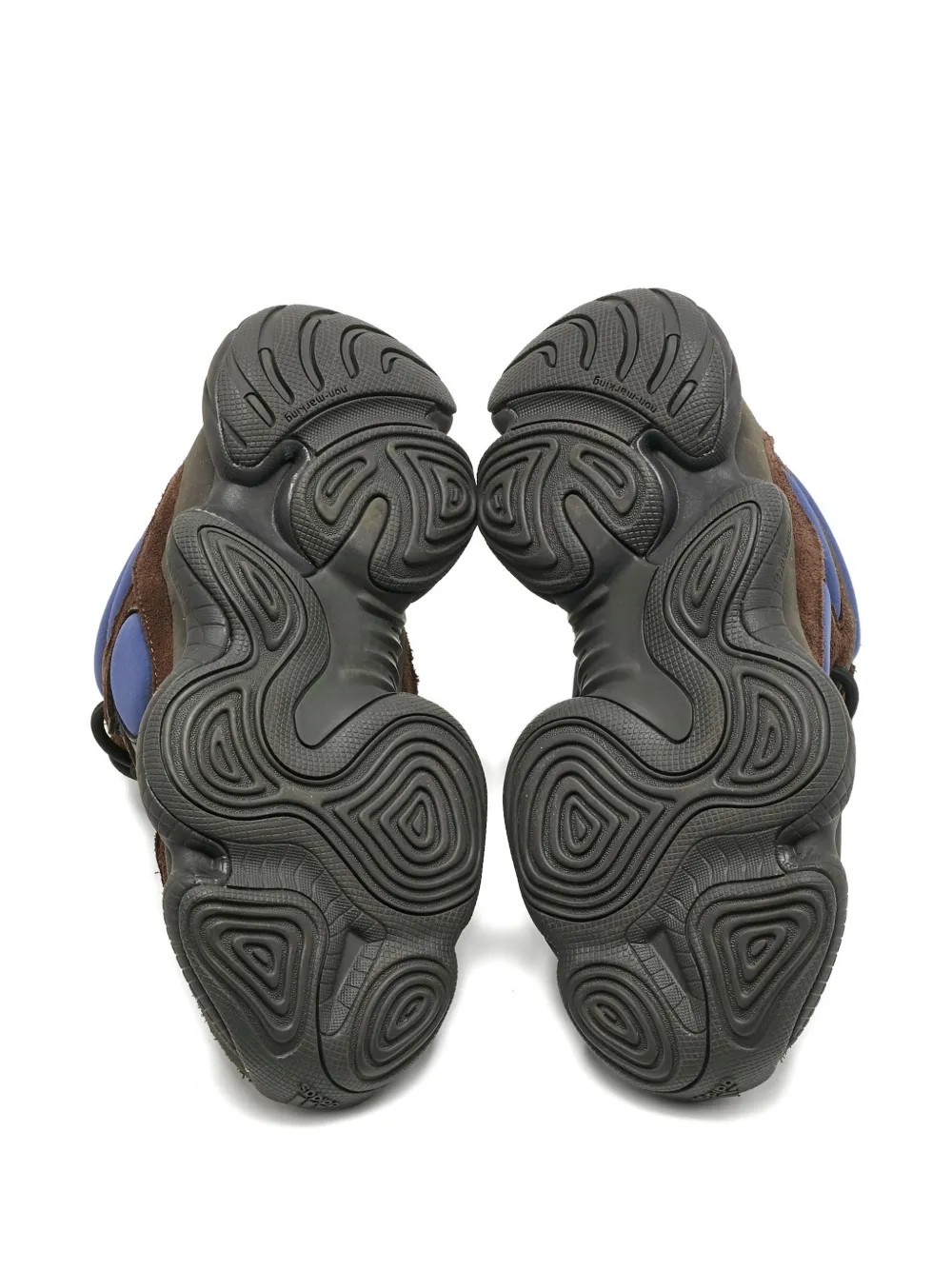 Pre-owned Adidas Originals 500 High-top Sneakers In Brown