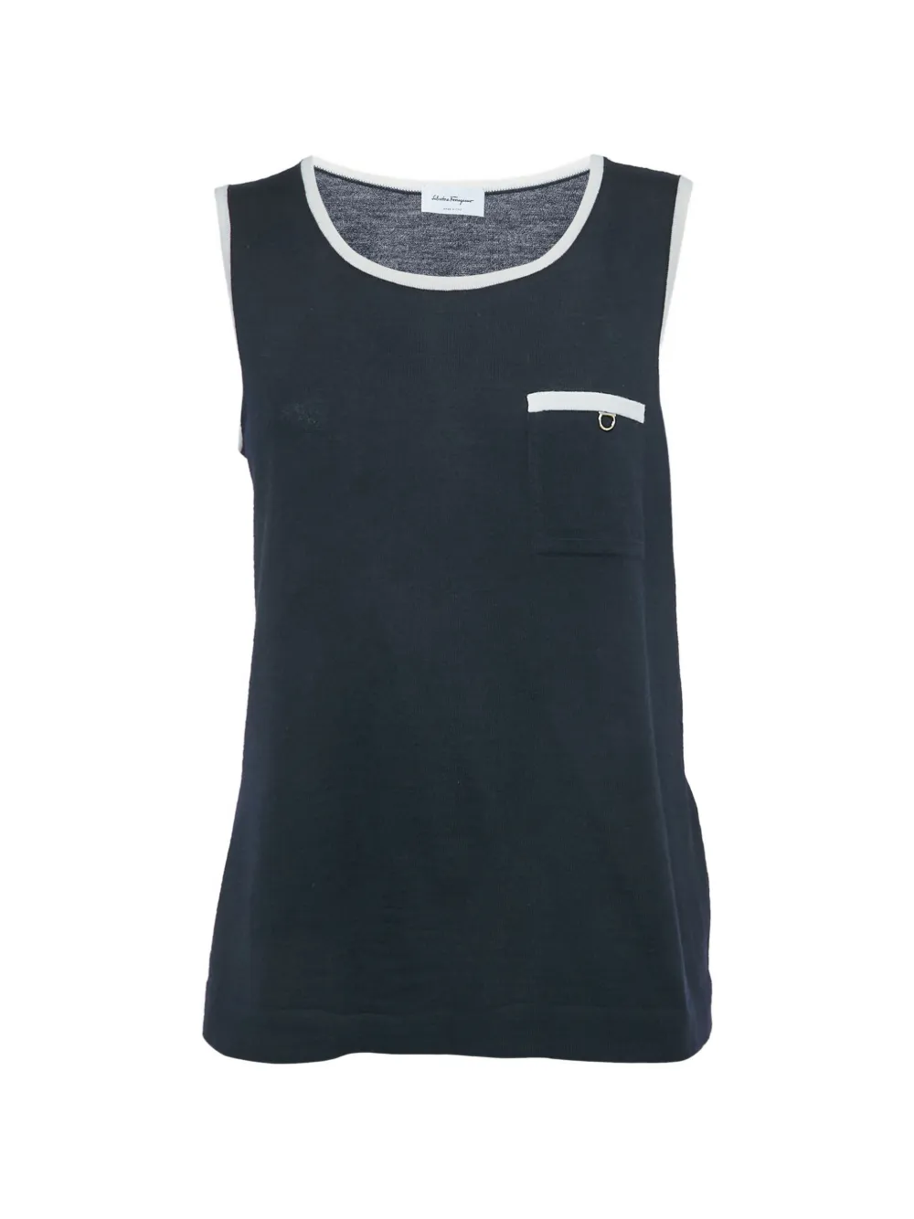 Ferragamo Pre-Owned pocket top - Blu