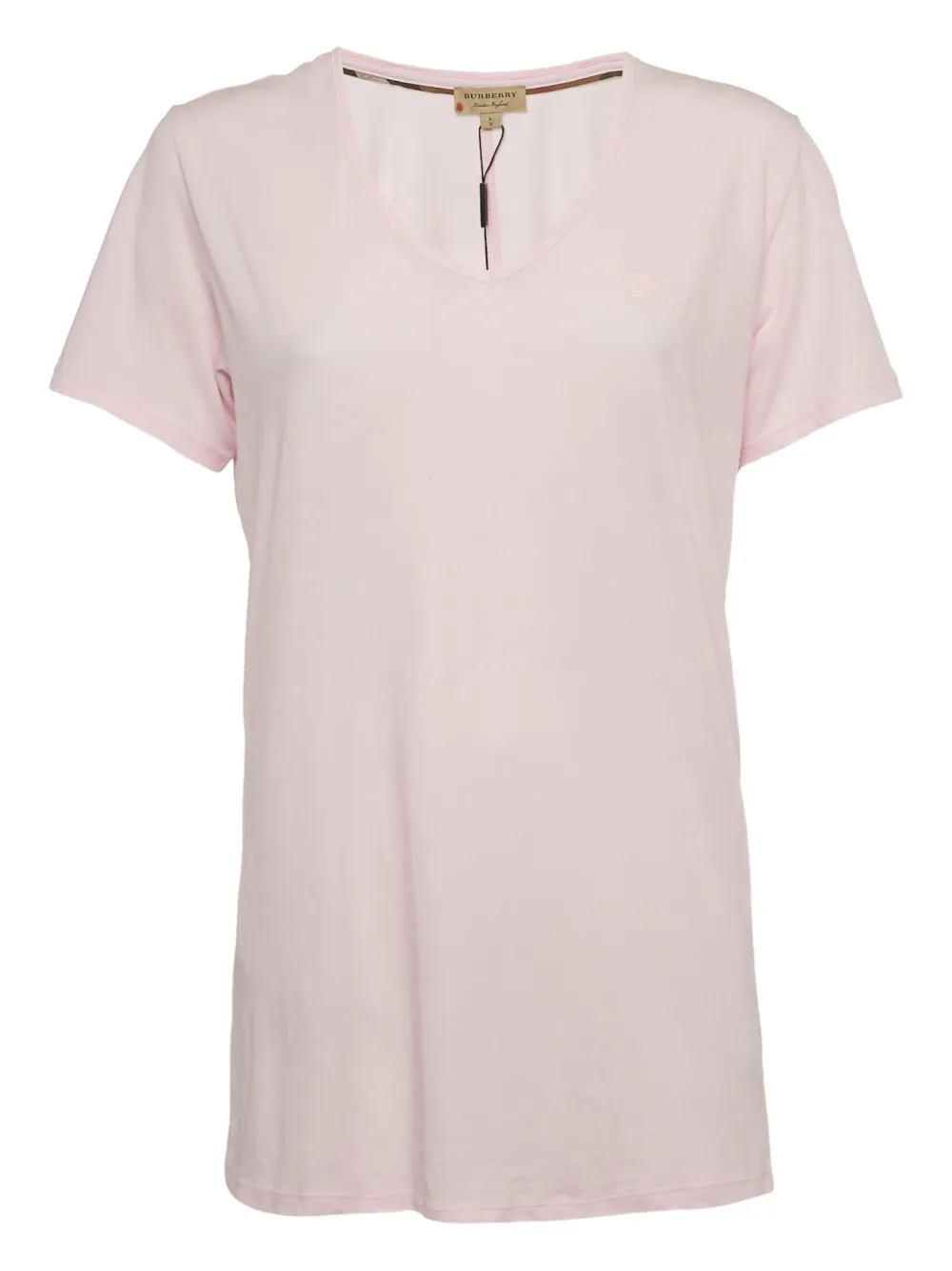 Burberry Pre-Owned V-neck T-shirt - Rosa