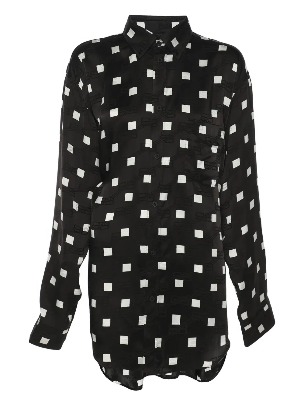 Balenciaga Pre-Owned Camicia con stampa geometrica - Nero