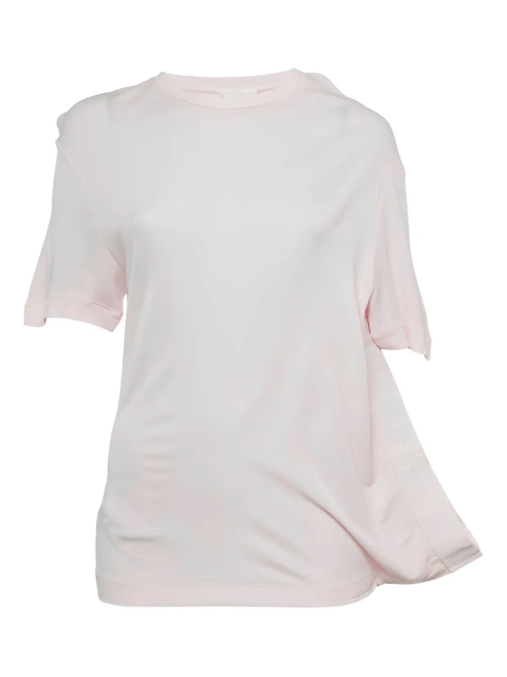 Givenchy Pre-Owned 4G motif asymmetrical T-shirt - Rosa