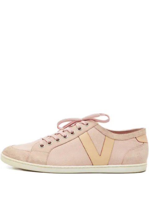 Louis Vuitton Pre-Owned suede canvas sneakers