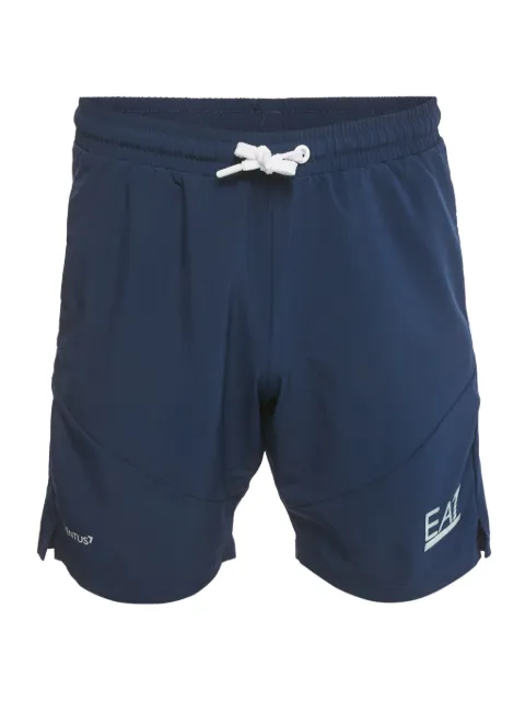 Emporio Armani Pre-Owned logo-print track shorts