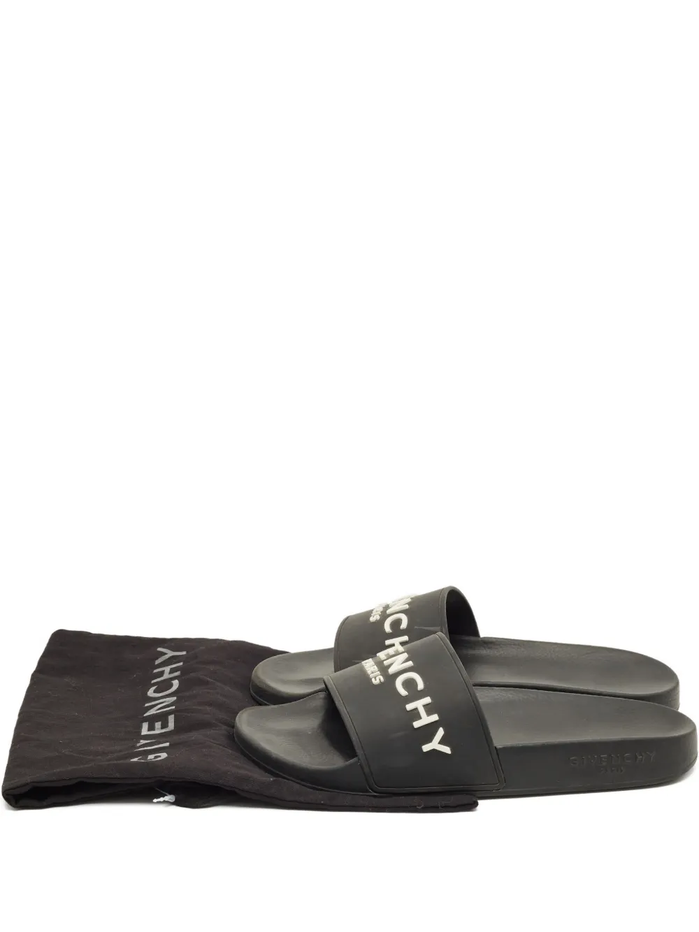 Givenchy Pre-Owned logo slides | Black | Image 1