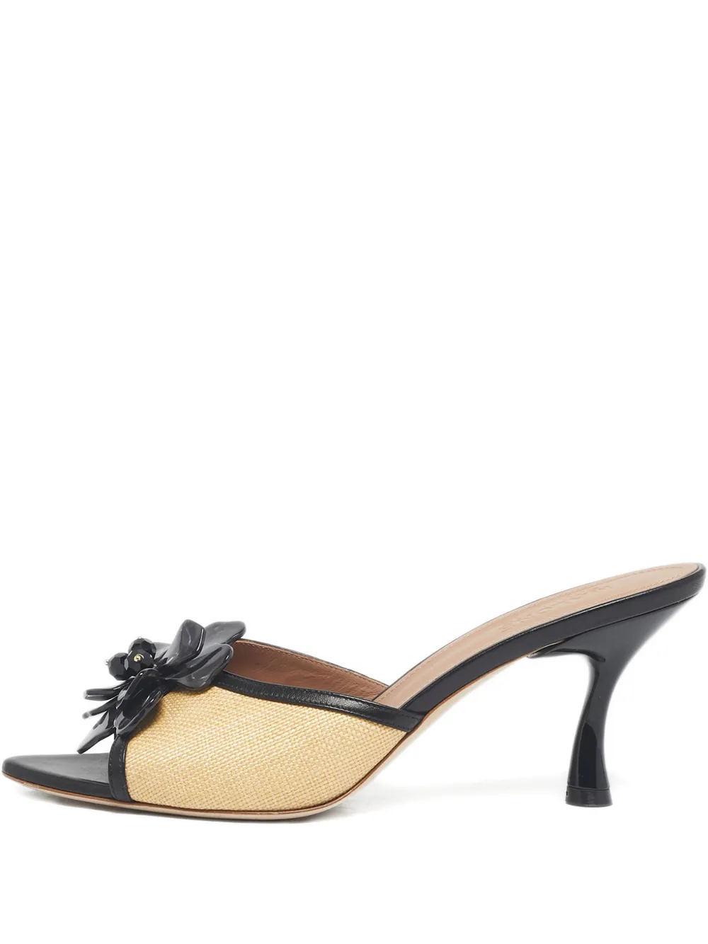 Malone Souliers Cyd flower sandals - Toni neutri