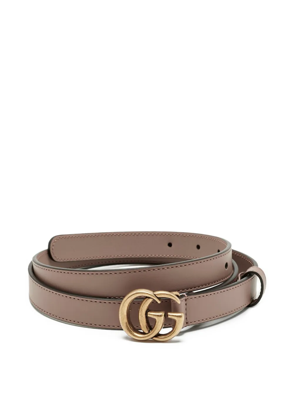 Gucci Pre-Owned Cintura GG Marmont in pelle - Toni neutri