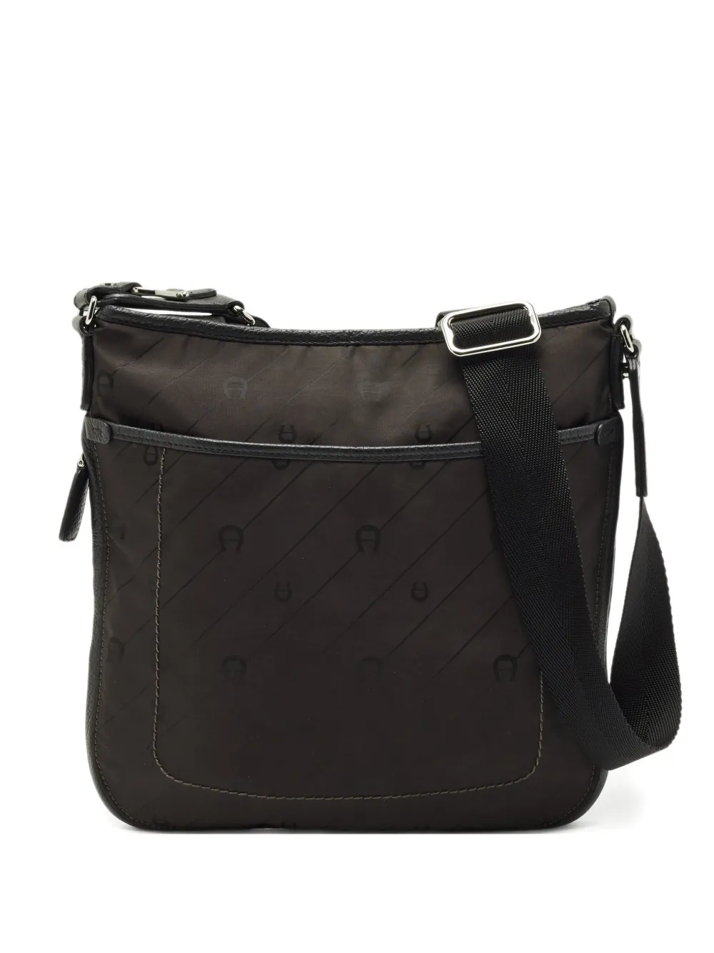 Aigner Vintage monogram messenger bag - Marrone