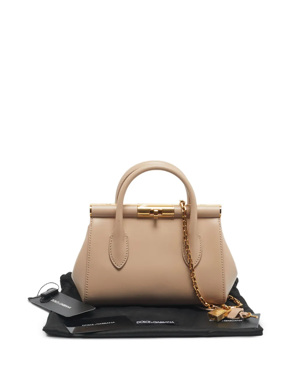 Dolce & Gabbana Pre-Owned mini Marlene leather tote bag - Toni neutri