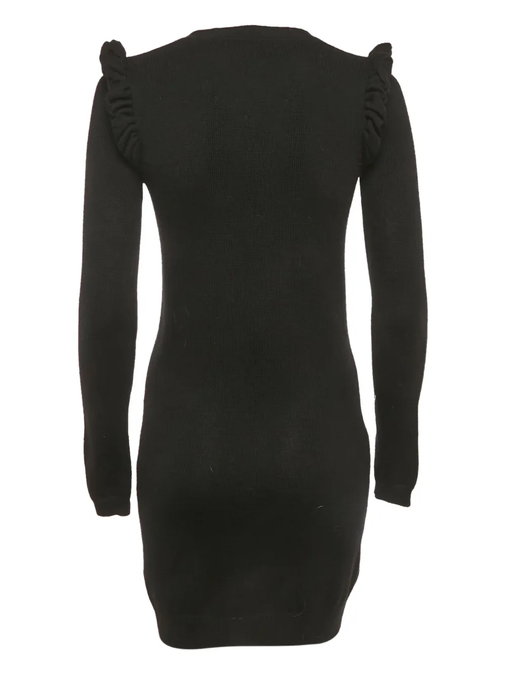 Burberry Pre-Owned ruffles-detail dress - Zwart