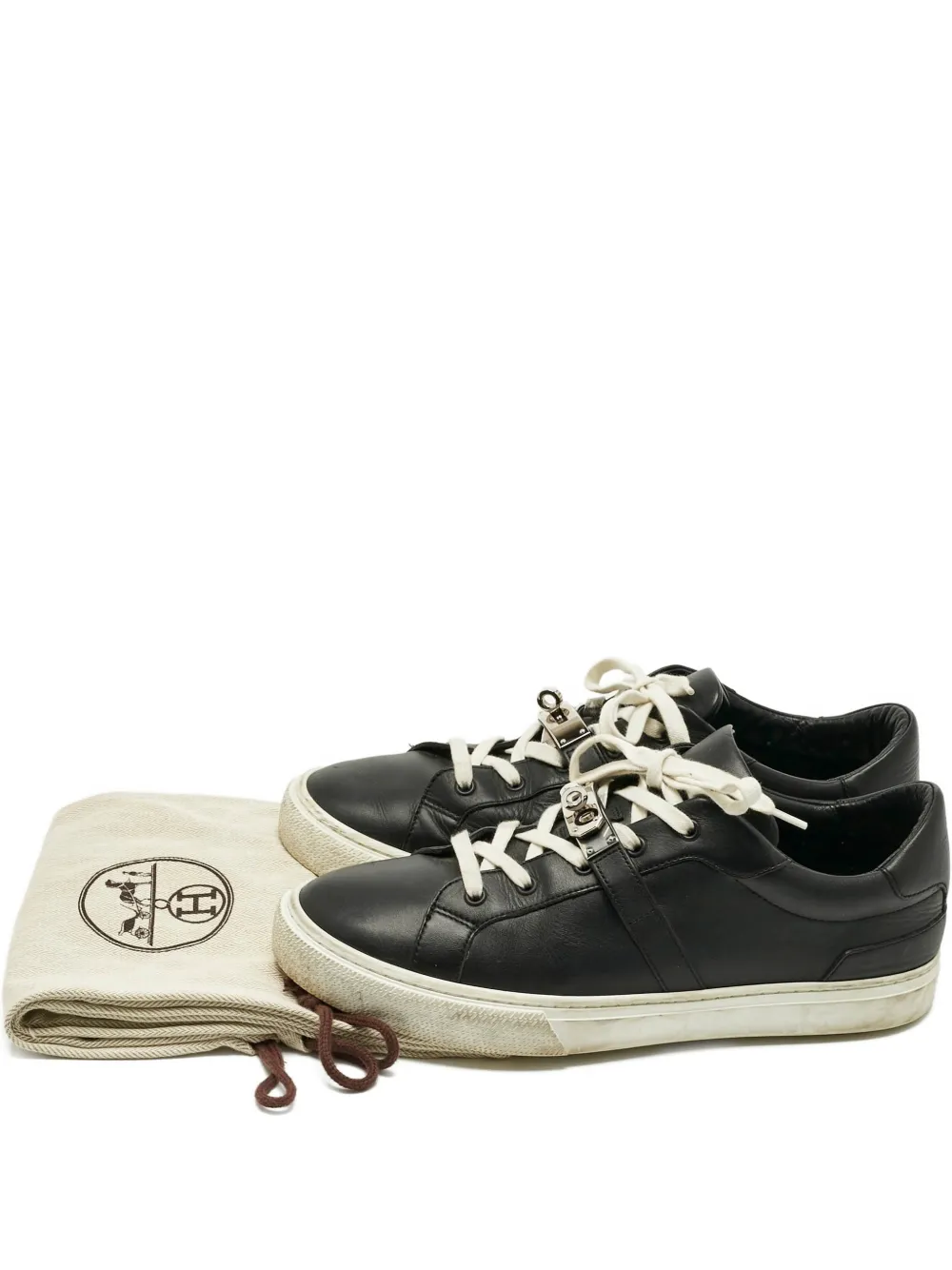 Hermès Pre-Owned zapatillas con cierre de hebilla | negro | Image 1