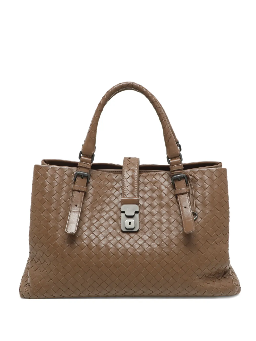 Bottega Veneta Pre-Owned Borsa tote Roma in pelle - Marrone