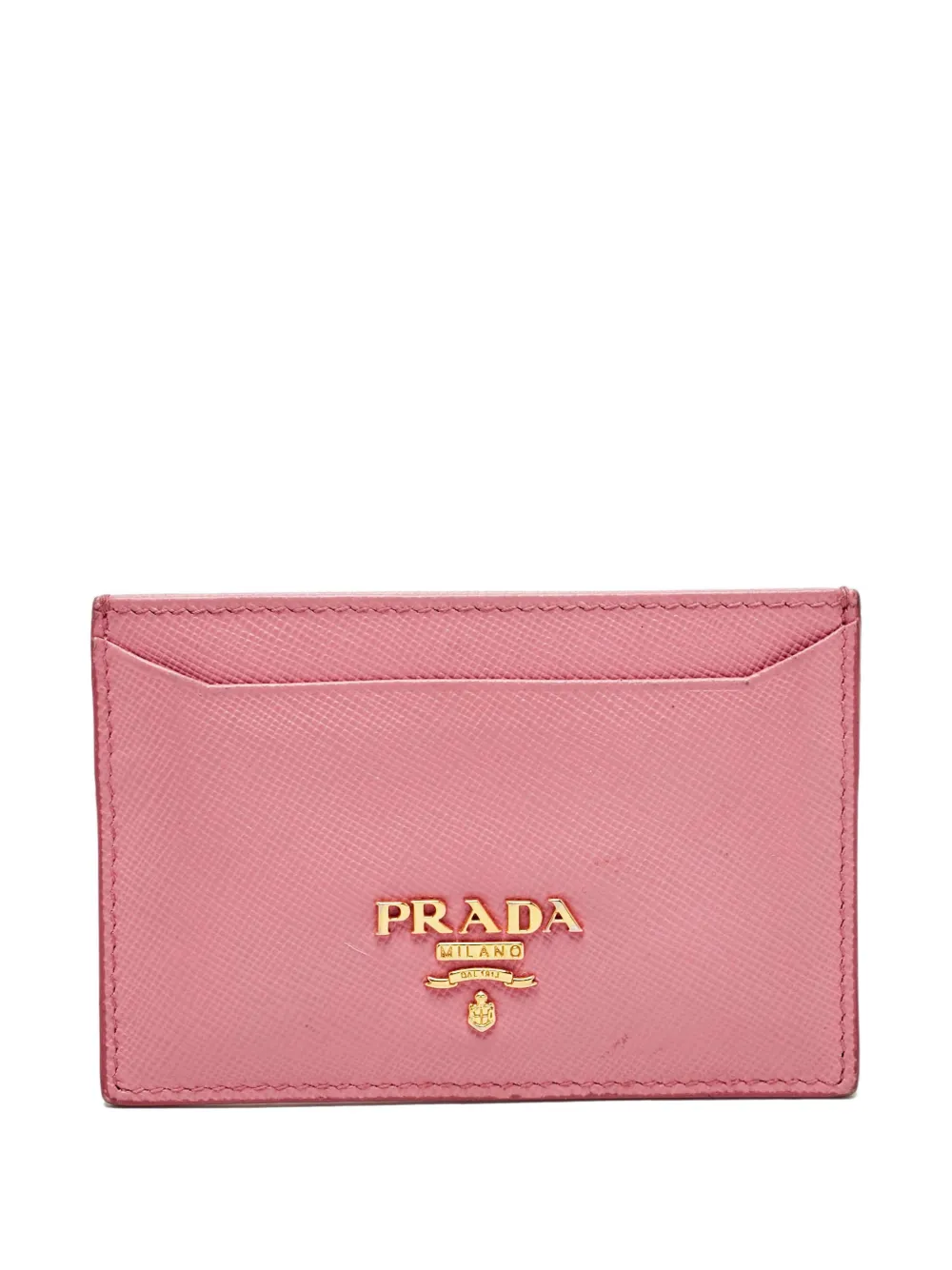 Prada Pre-Owned logo-lettering cardholder - Rosa