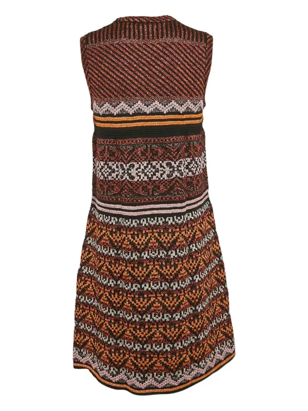 Missoni Pre-Owned ribbed-knit Dress | Brown | FARFETCH