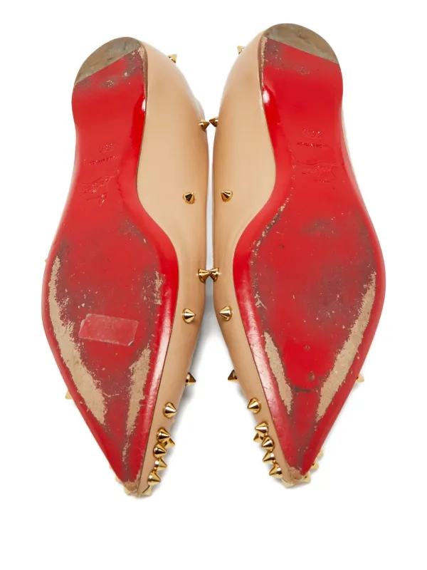 Christian Louboutin Pre-Owned Degraspike フラットシューズ