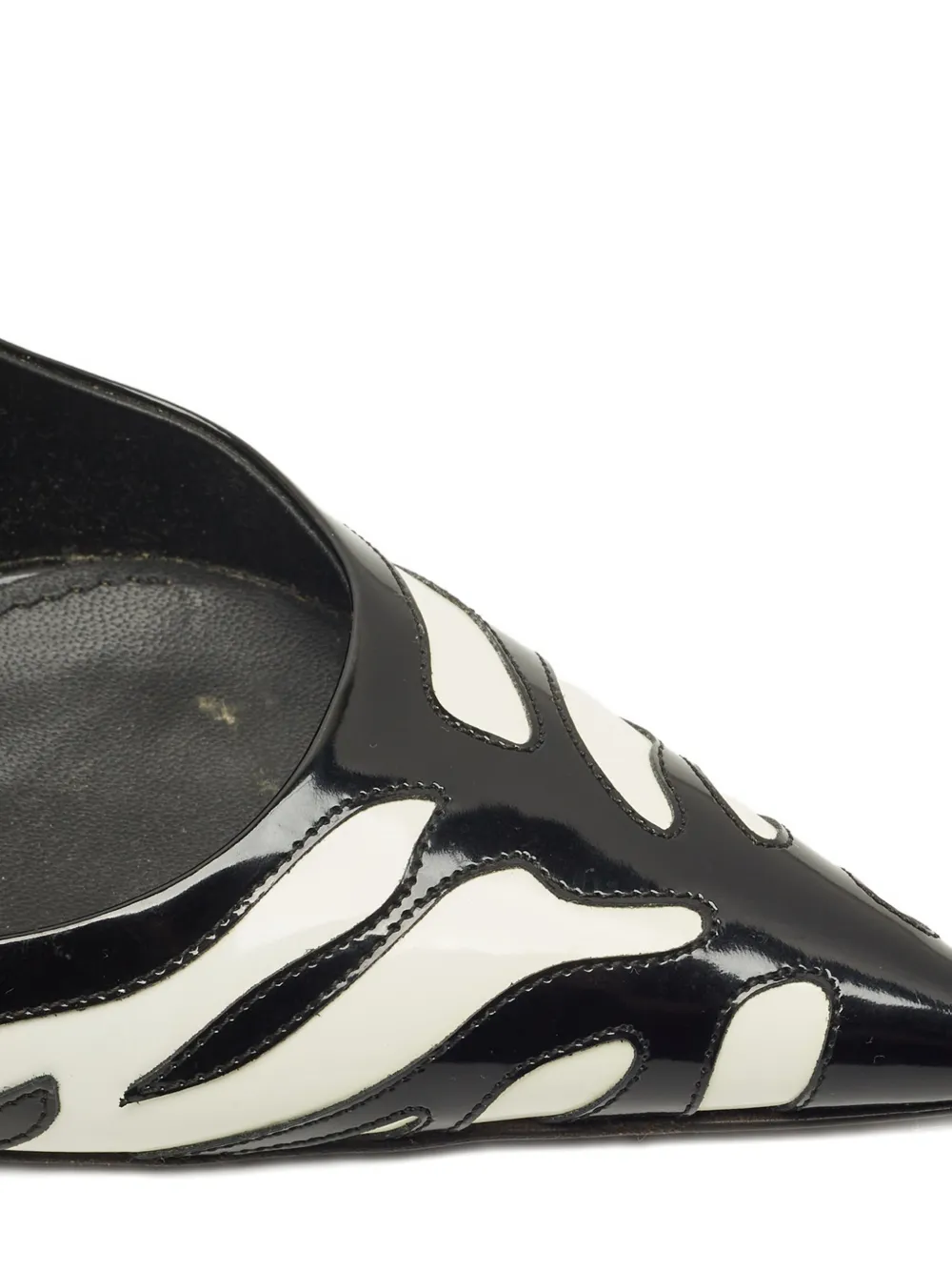 Dolce & Gabbana Pre-Owned pointed-toe slingback pumps - Zwart