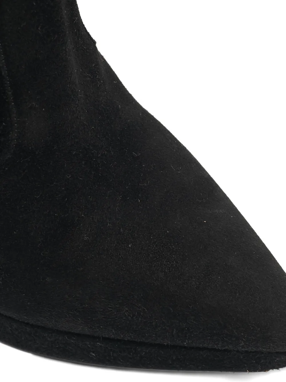 Le Silla Suede platform over-the-knee boots - Zwart