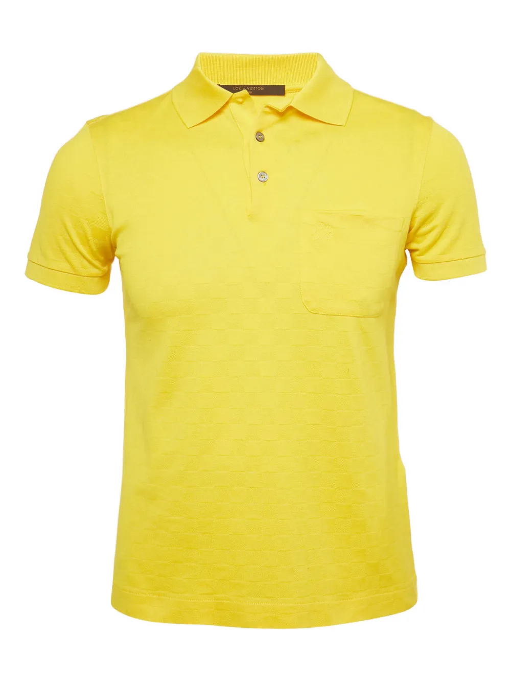 Louis Vuitton Pre-Owned jacquard polo shirt - Giallo