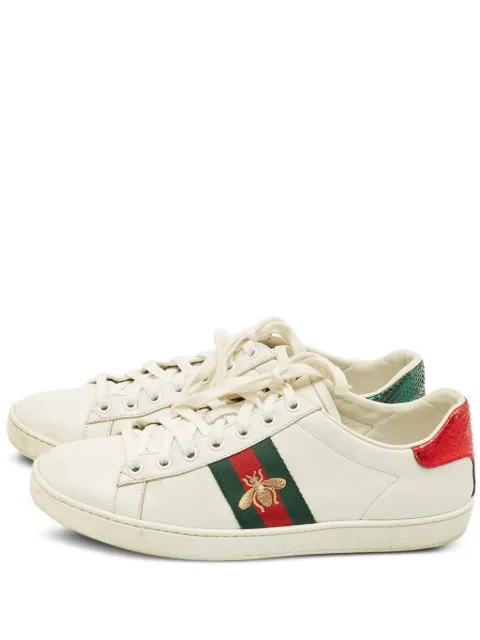 Gucci Pre-Owned Bee-motif sneakers