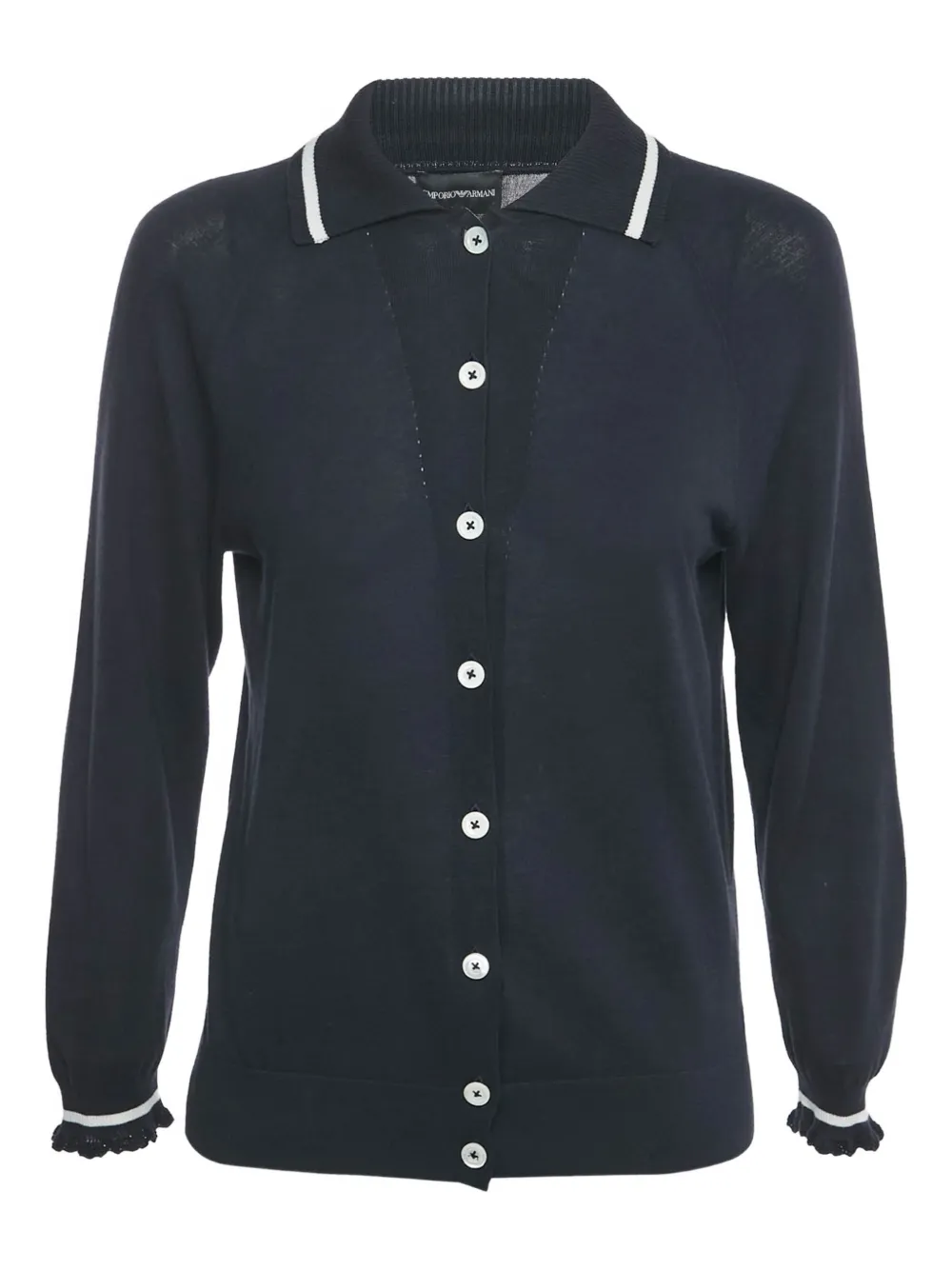 Emporio Armani Pre-Owned button-up top - Blu