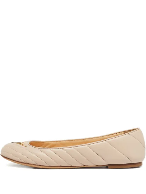 Giuseppe Zanotti quilted leather ballet flats