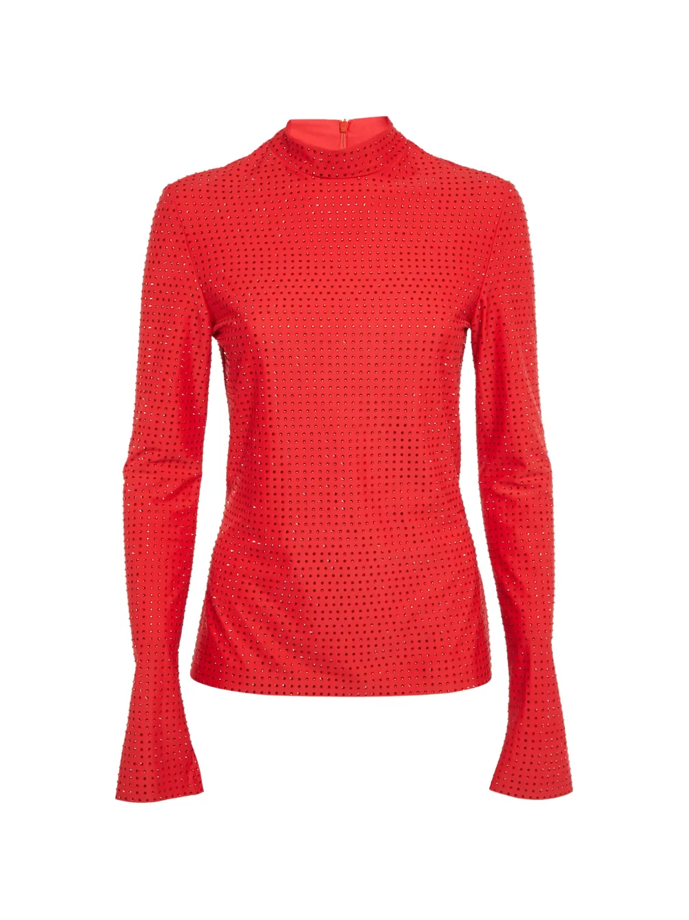 Ferragamo Pre-Owned Top a maniche lunghe - Rosso