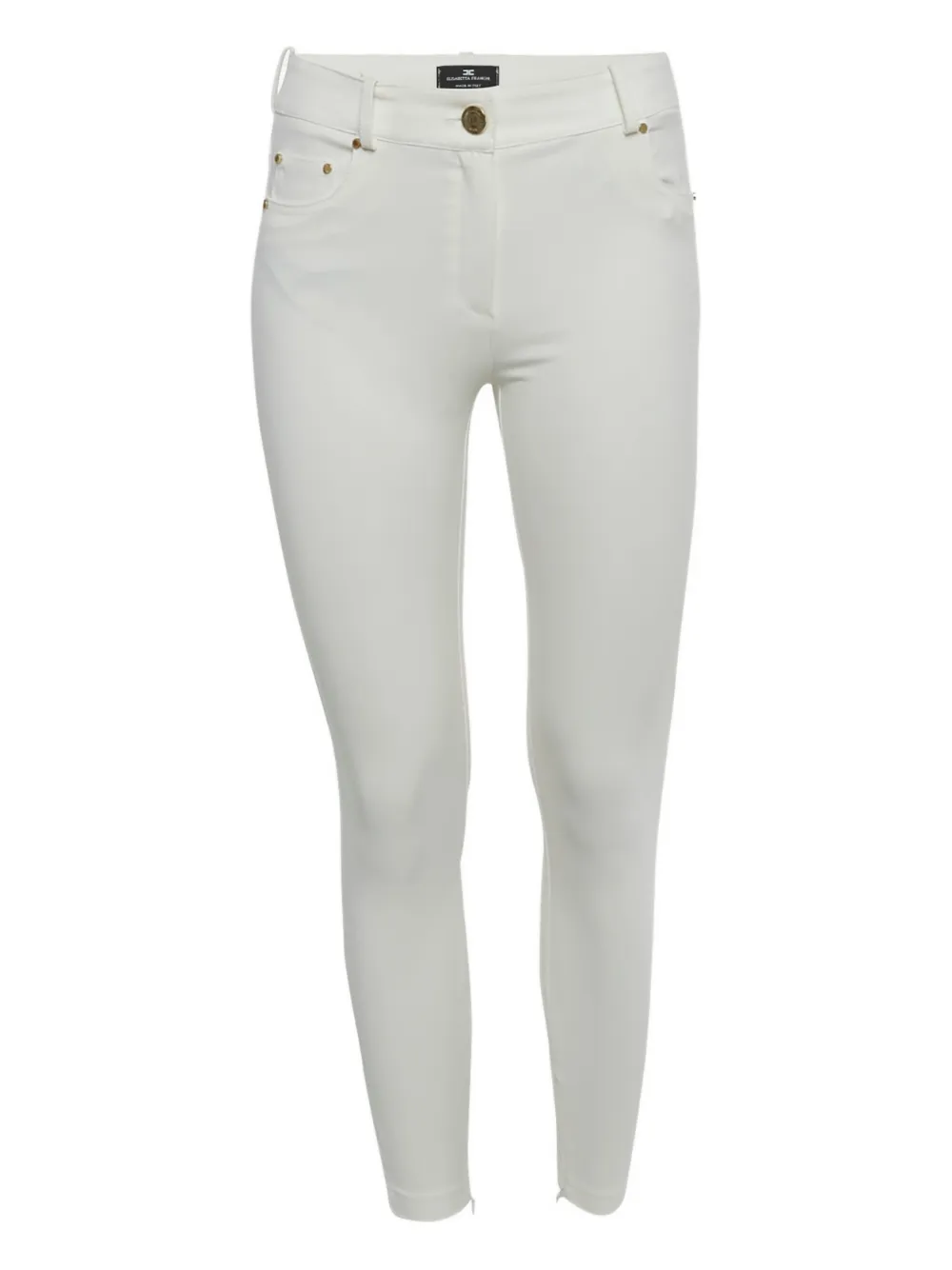Elisabetta Franchi slim-fit trousers - Wit