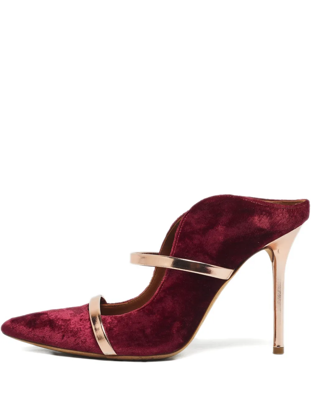 Malone Souliers velvet pumps - Rot