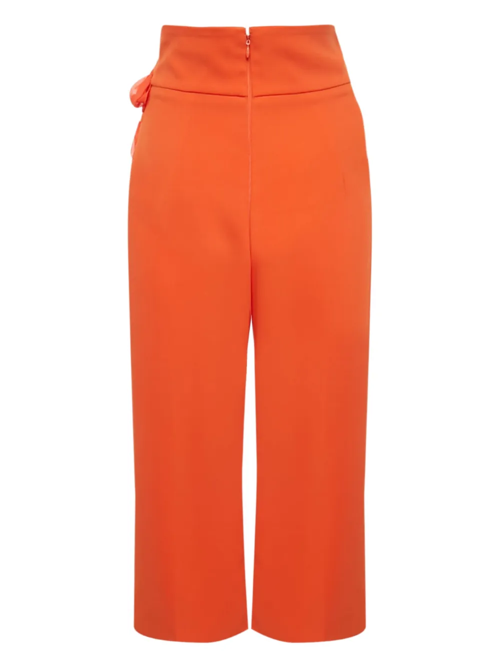 Elisabetta Franchi lace-up trousers - Oranje
