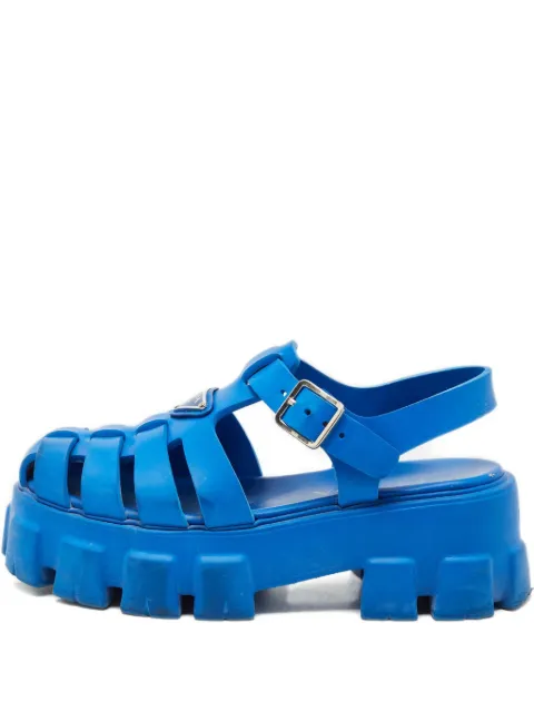 Prada Pre-Owned Monolith platform sandals
