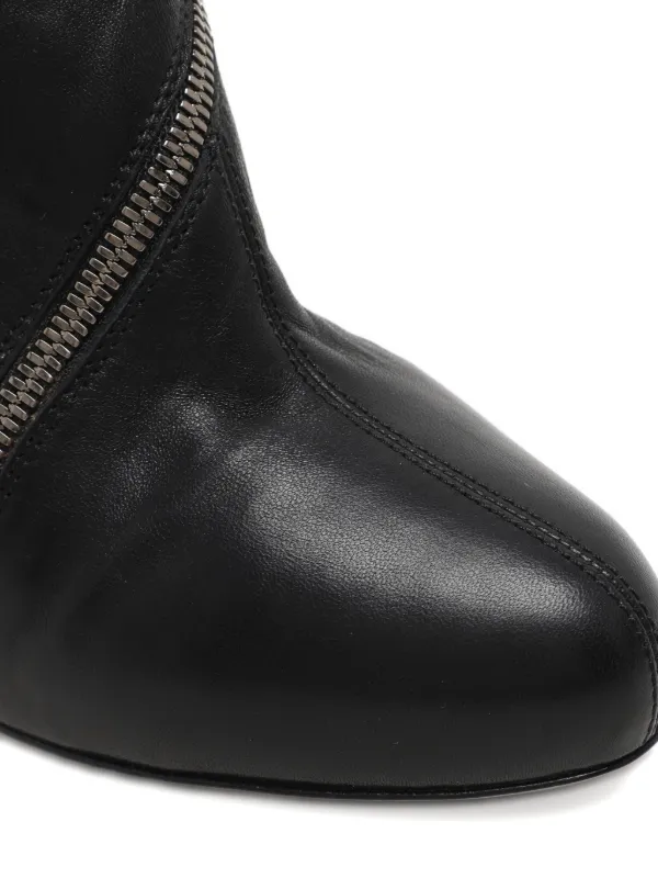 Sergio Rossi ジップ アンクルブーツ | ブラック | FARFETCH JP