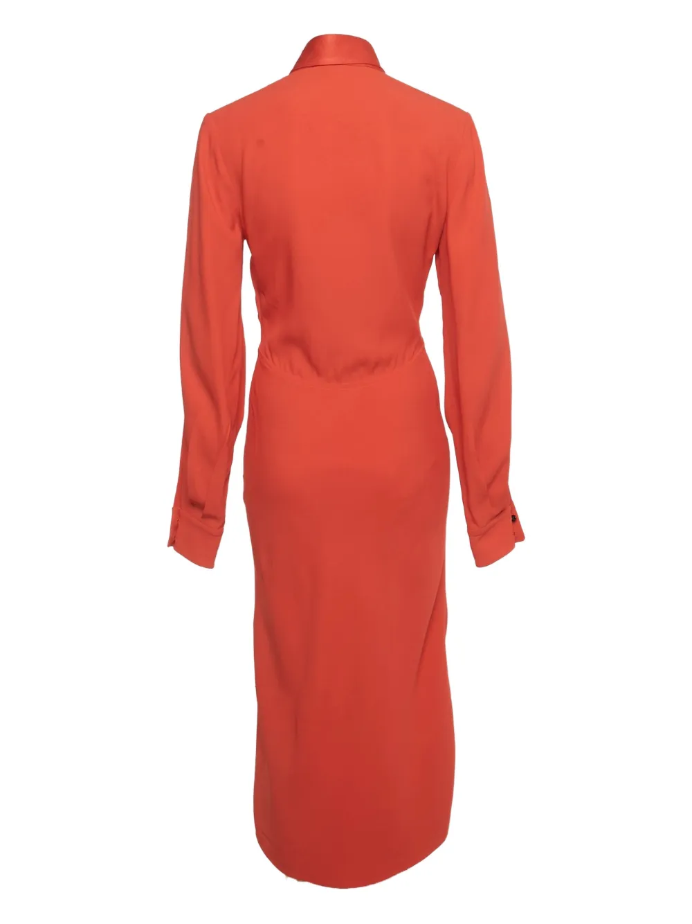 Victoria Beckham tie-detail maxi dress - Rood
