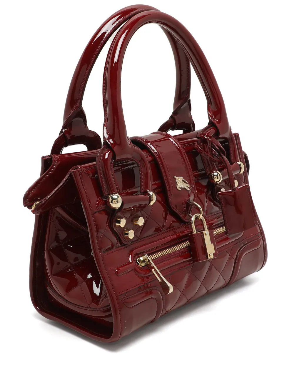 Burberry Pre-Owned Borsa tote Manor trapuntata - Rosso